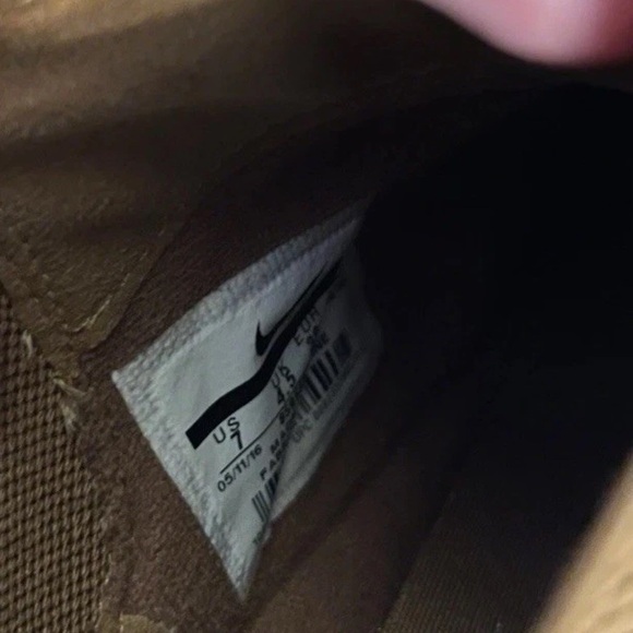 Nike Air Max Thea Ale Brown Leather Women's Boots  Size 7 - Picture 7 of 7